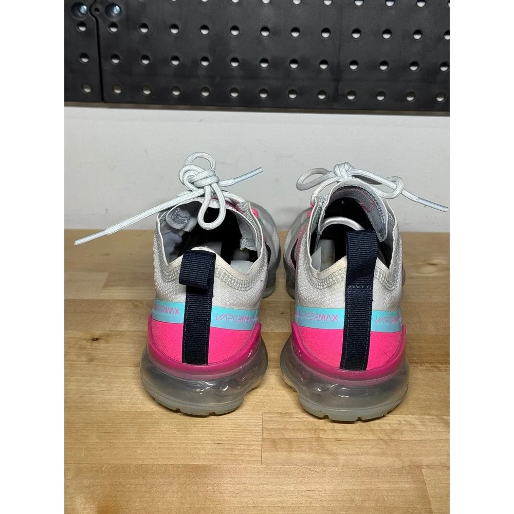Nike Air Vapormax 2019 Womens 7 Summit White‎ Laser Fuchsia Pink AR6632-007